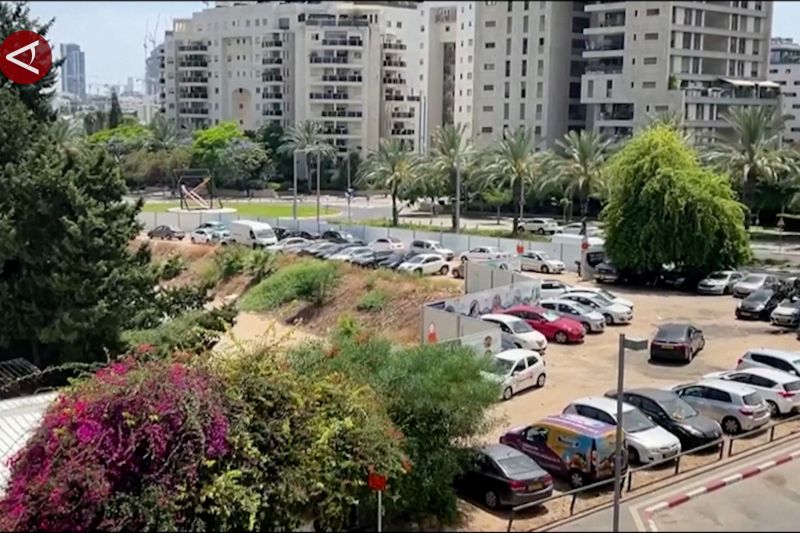 Serangan roket Hamash picu Israel bunyikan sirene di Tel Aviv
