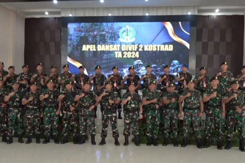 Divif II Kostrad samakan persepsi melalui apel komando satuan