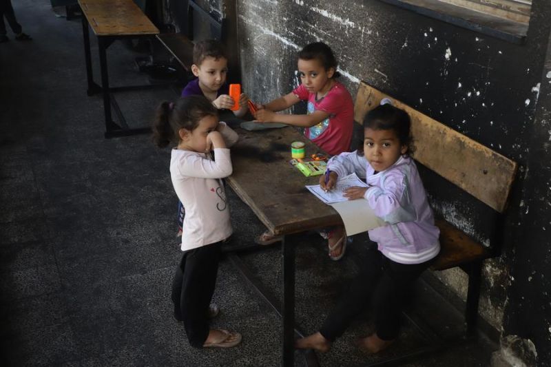 Anak-anak di Gaza genggam harapan perdamaian di tengah konflik