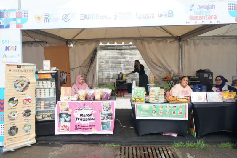 KAI Sumut hadirkan UMKM binaan di Festival Kuliner Nusantara 2024