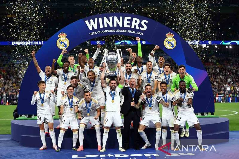 Real Madrid juara Liga Champions 2023/2024