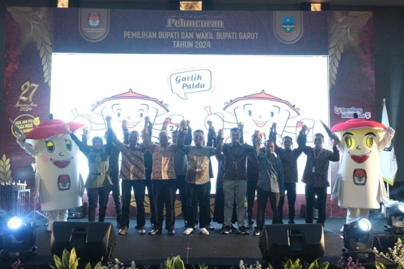 KPU Garut luncurkan maskot Babancong untuk Pilkada 2024