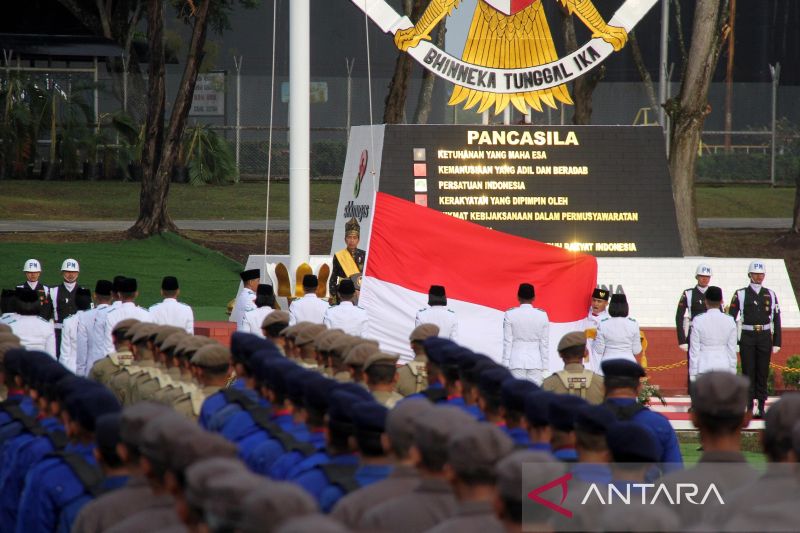 FOTO - Upacara Hari Lahir Pancasila di Dumai bersama Presiden Jokowi