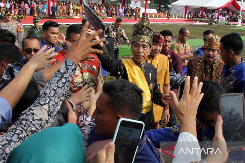 FOTO - Upacara Hari Lahir Pancasila di Dumai bersama Presiden Jokowi