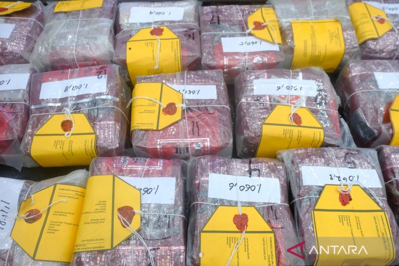 Kodam XII/Tanjungpura serahkan barang bukti 21,2 kg sabu kepada BNN
