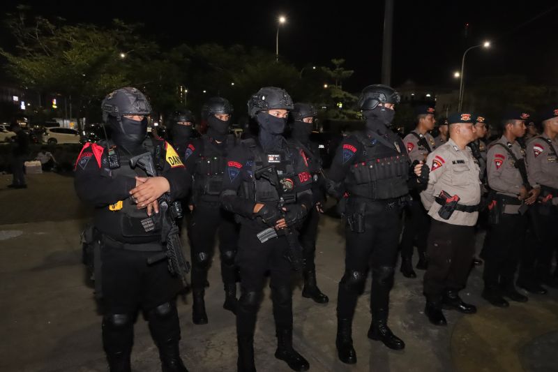 Polisi gelar patroli skala besar cegah kejahatan jalanan di Jakut
