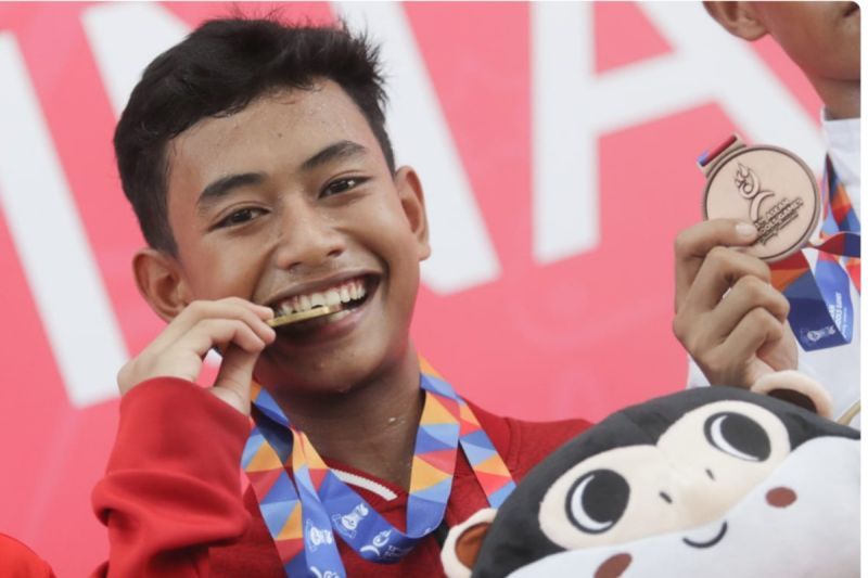 Tim vovinam Indonesia rebut emas di ASG 2024 Vietnam