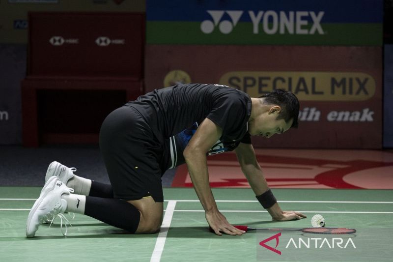 Jonatan Christie gagal melaju ke babak 16 besar Indonesia Open 2024