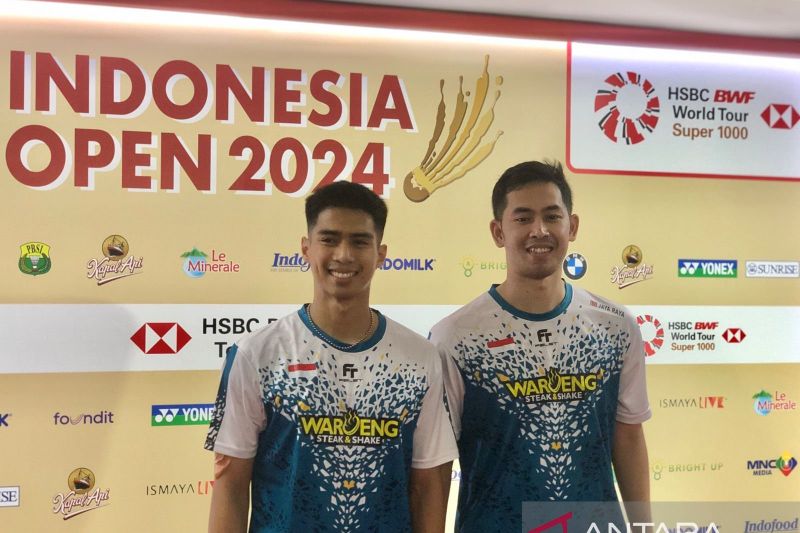 Sabar/Reza siap berjuang rebut tiket final Indonesia Open 2024