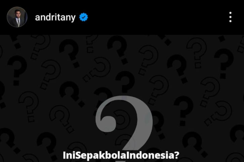 Pesepak bola nasional ramai kampanyekan "ini sepak bola Indonesia?"