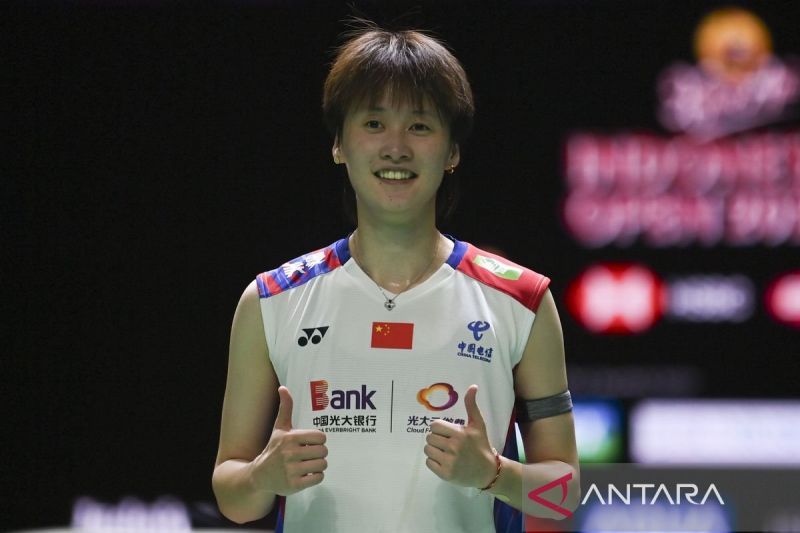 Chen Yu Fei melaju ke final Indonesia Open 2024 usai kalahkan Carolina Marin