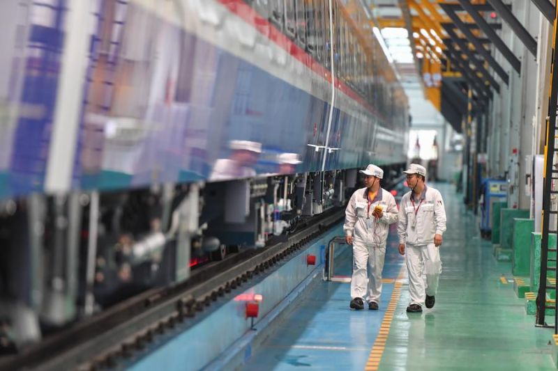 Kereta EMU untuk Malaysia diluncurkan di Hunan, China