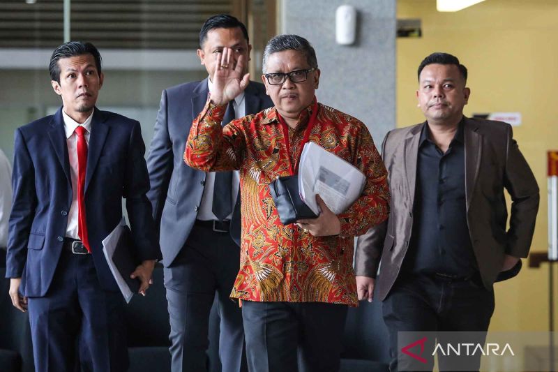 Sekjen PDIP Hasto Kristiyanto diperiksa KPK