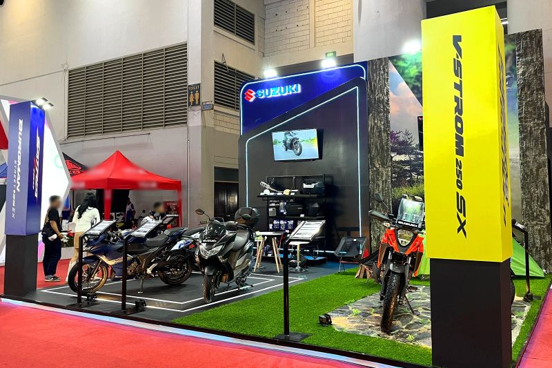 Suzuki pamerkan jajaran sepeda motor di Jakarta Fair 2024