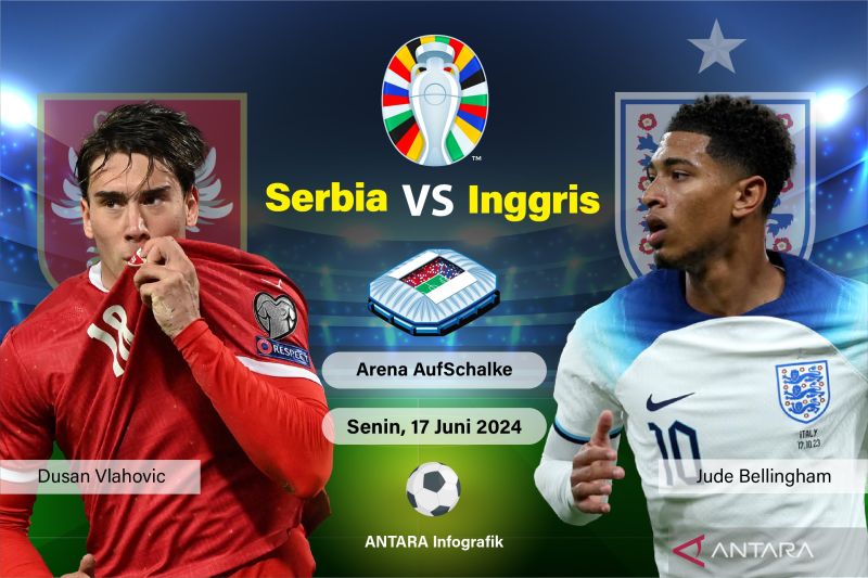 Inggris vs Serbia: Ujian pertama Three Lions mewujudkan impian Euro