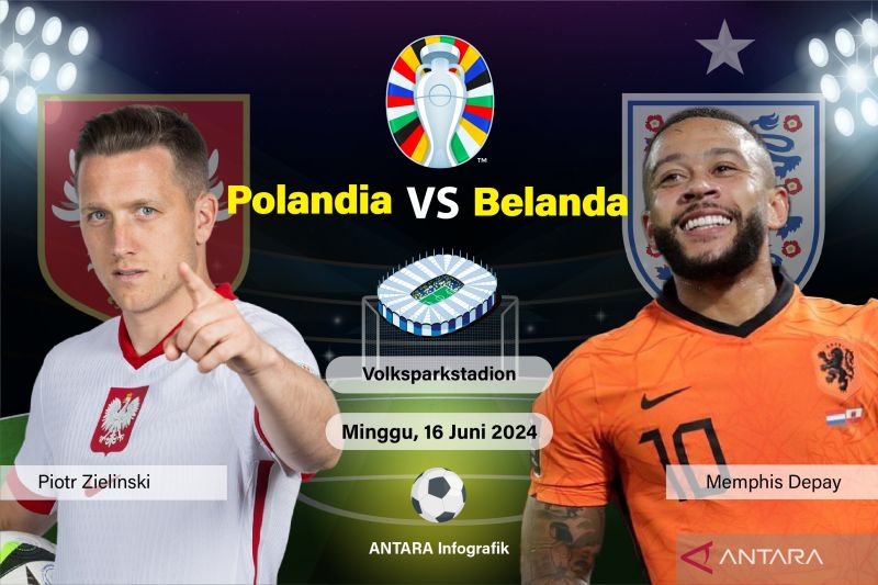 Polandia vs Belanda: Oranye hadapi lawan pincang tanpa Lewandowski