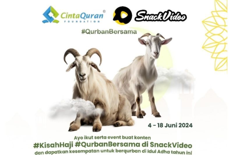 SnackVideo berkolaborasi dengan Cinta Quran untuk meriahkan Idul Adha