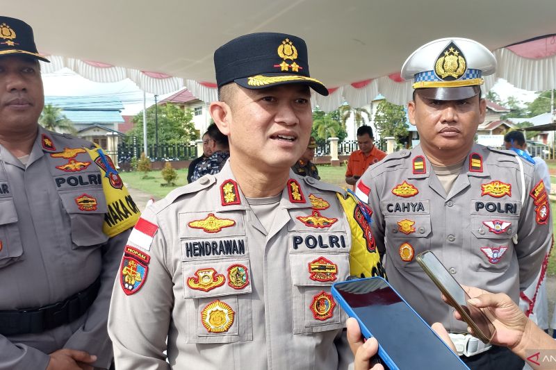Polres Kapuas Hulu menurunkan 211 personel pengamanan Idul Adha