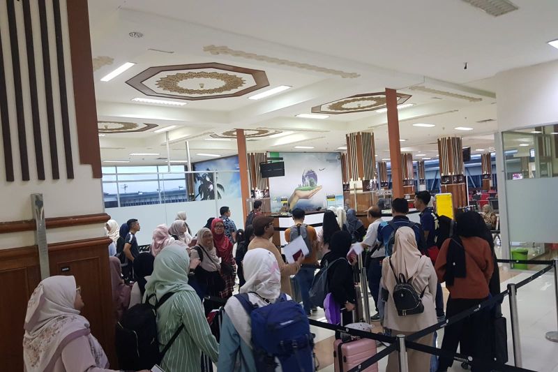AP II sebut Sabtu jadi puncak kedatangan penumpang di Bandara SIM Aceh