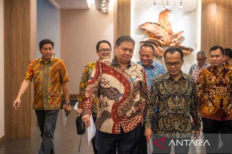 Airlangga: Pertemuan sejumlah tokoh untuk dengarkan paparan Prabowo