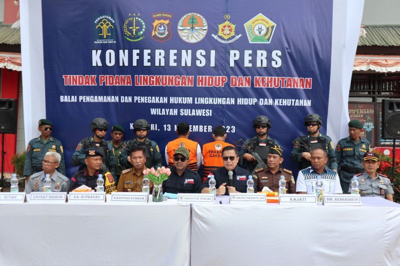 Gakkum KLHK Sulawesi telah lakukan 2.133 operasi pengamanan hutan