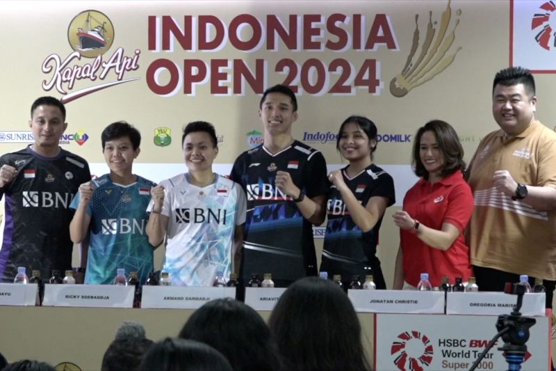 241 pebulu tangkis dunia ramaikan persaingan Indonesia Open 2024