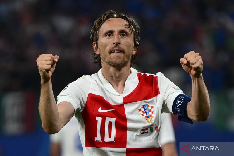 Gol melawan Italia buat Modric jadi pencetak gol tertua sementara Euro