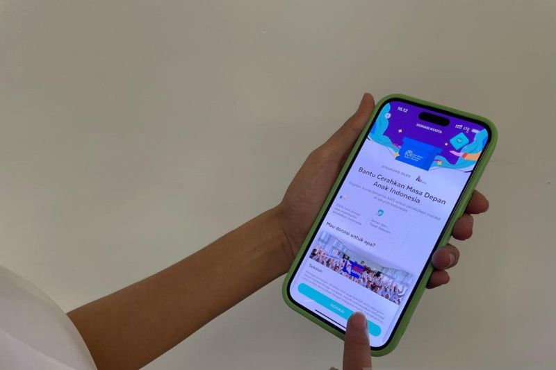 Ajak pelanggan peduli pendidikan, AXIS permudah lakukan donasi kuota dengan AXISNET