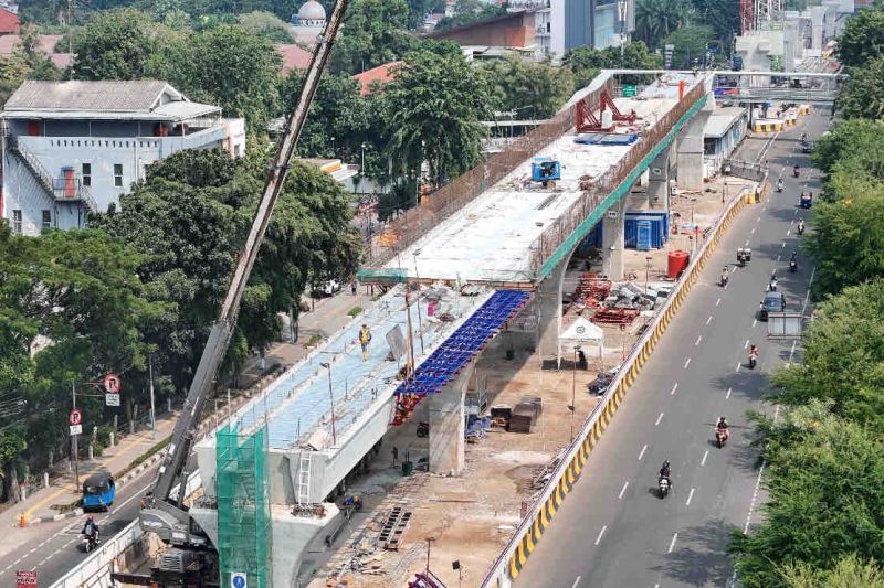 Kemenhub: LRT Jakarta Fase 1B ditargetkan rampung kuartal ketiga 2026