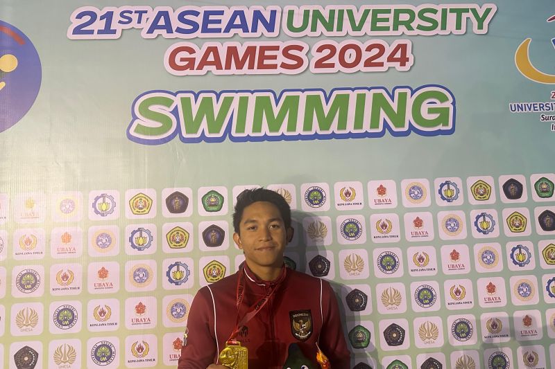 Farrel Armandio Tangkas dulang emas ASEAN University Games 2024