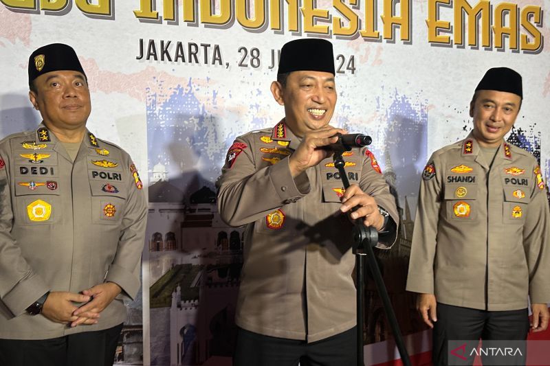 Polri undang Jokowi dan Prabowo di puncak Hari Bhayangkara Ke-78