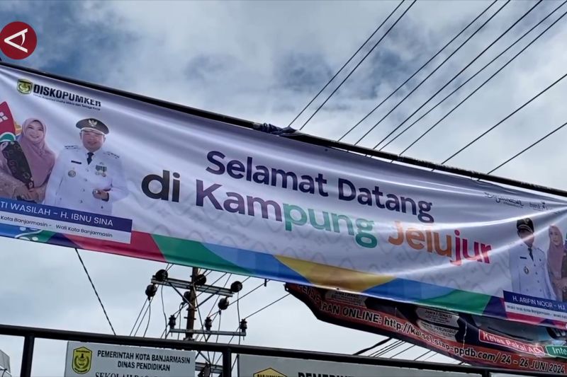 Ada Kampung Tematik Jelujur Sasirangan di Kota Banjarmasin