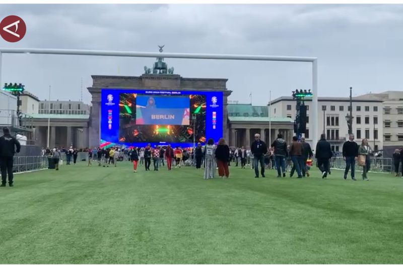Intip kemeriahan Fan Zone Euro 2024 di Berlin