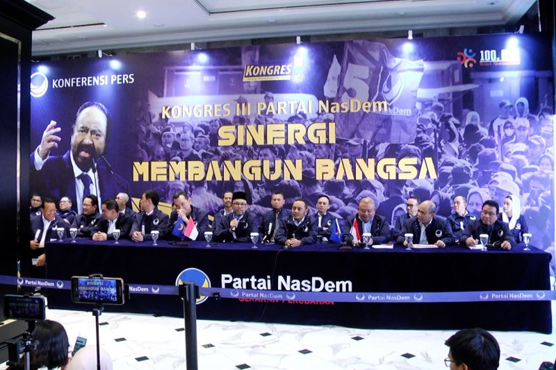 Kongres III Nasdem undang Prabowo, tawarkan kerja sama pemerintahan