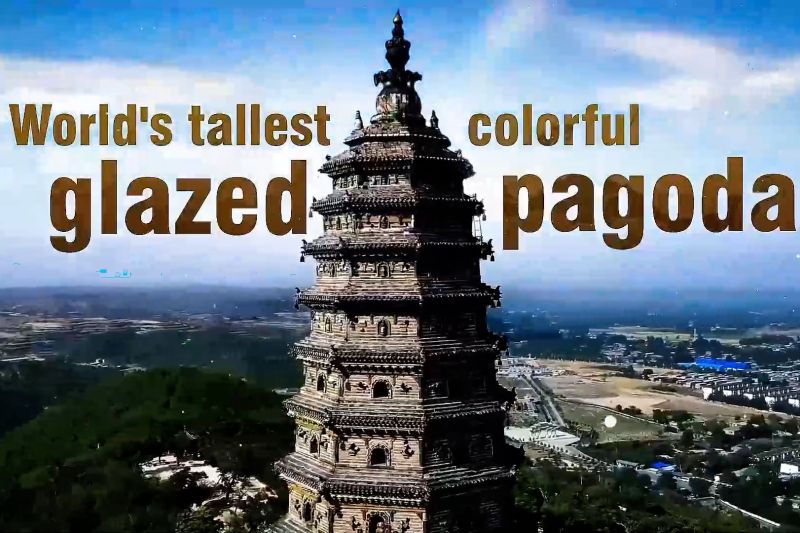 Mengintip pagoda berglasir tertinggi di dunia