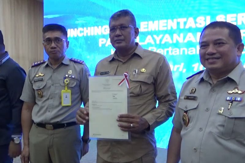 BPN Kota Kendari luncurkan implementasi sertipikat tanah elektronik