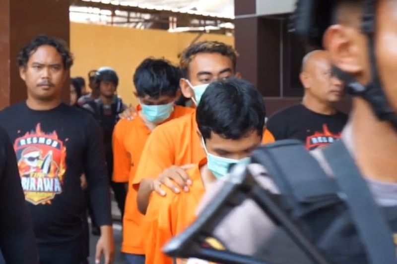 Marak tawur antargeng, polisi tangkap 13 anak