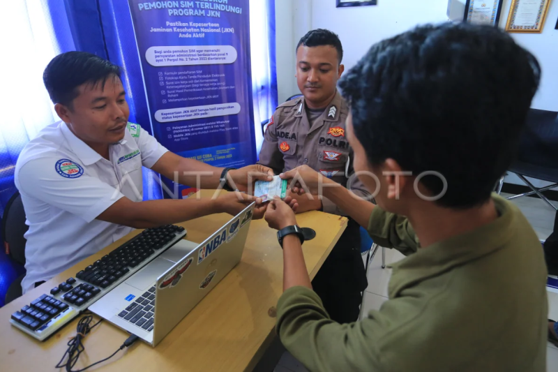 Uji coba penerapan BPJS Kesehatan untuk pembuatan SIM