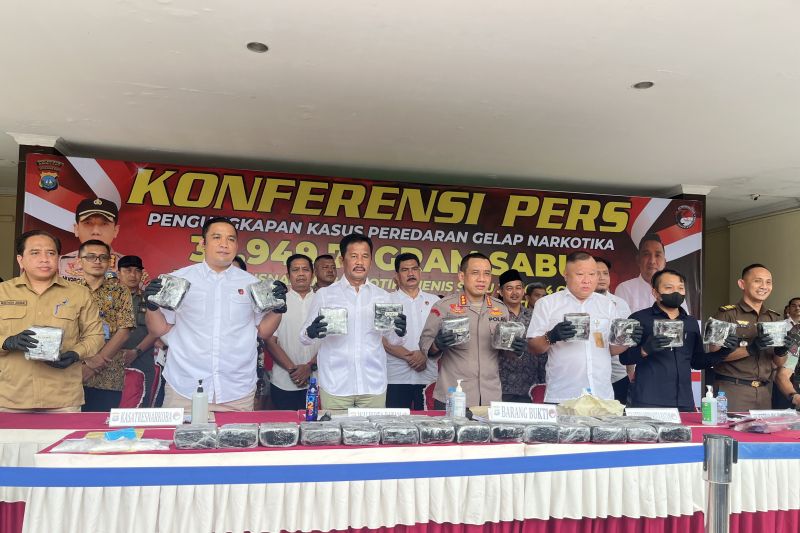Polresta Barelang gagalkan peredaran 35,5 kg sabu dari Malaysia
