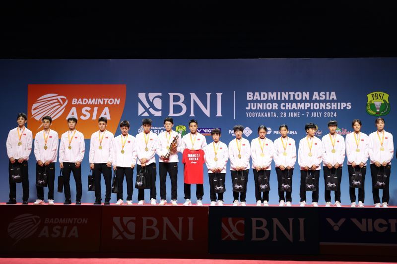 China juarai BNI Badminton Asia Junior Championships 2024