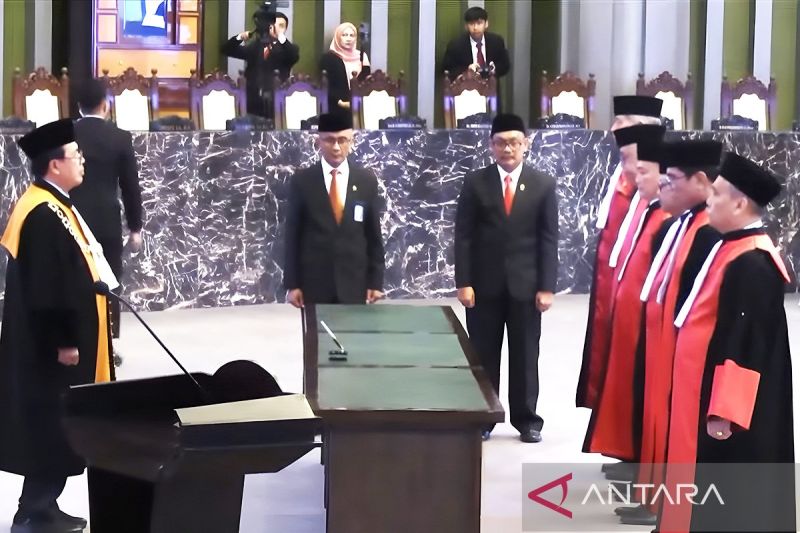 Ketua MA lantik enam Ketua Pengadilan Tinggi baru