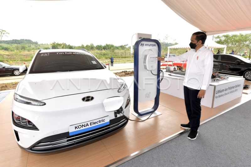 Jokowi yakin Indonesia unggul kompetisi ekosistem kendaraan listrik