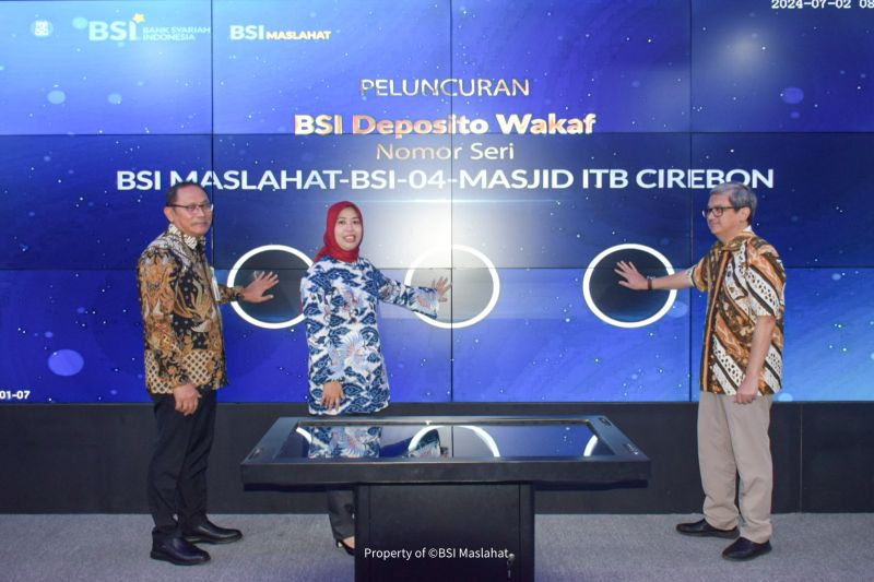 BSI targetkan dana wakaf Rp10 miliar untuk bangun Masjid ITB Cirebon