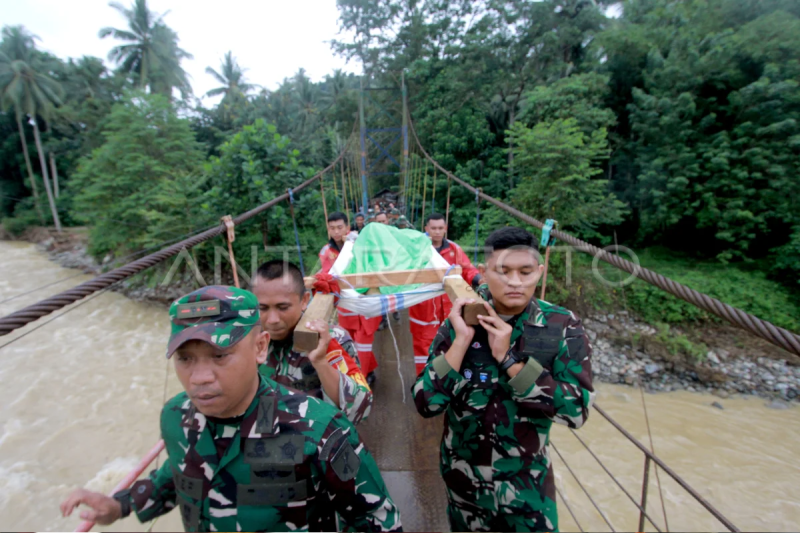 Korban selamat longsor tambang Gorontalo