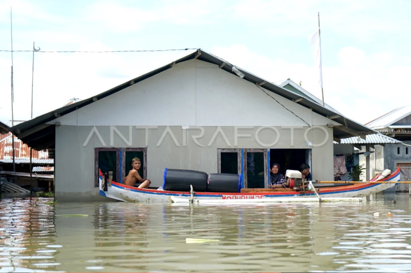 Luapan Danau Limboto rendam rumah warga