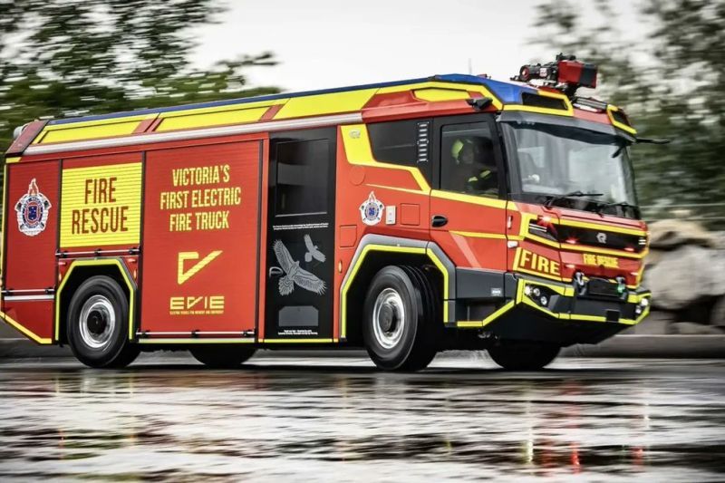 Kota Victoria akan sambut truk pemadam kebakaran listrik pertamanya