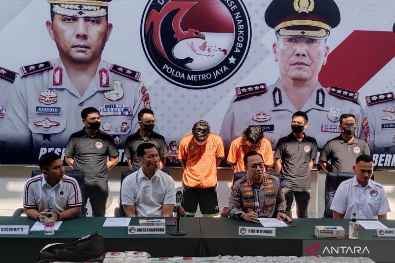 Polisi ungkap peredaran sabu 5 kg dan ekstasi 20 ribu butir di Jakut