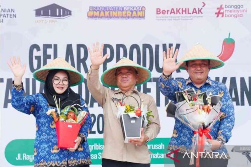 Pemkab Bekasi pasarkan produk petani lewat Gelar Pertanian-Peternakan