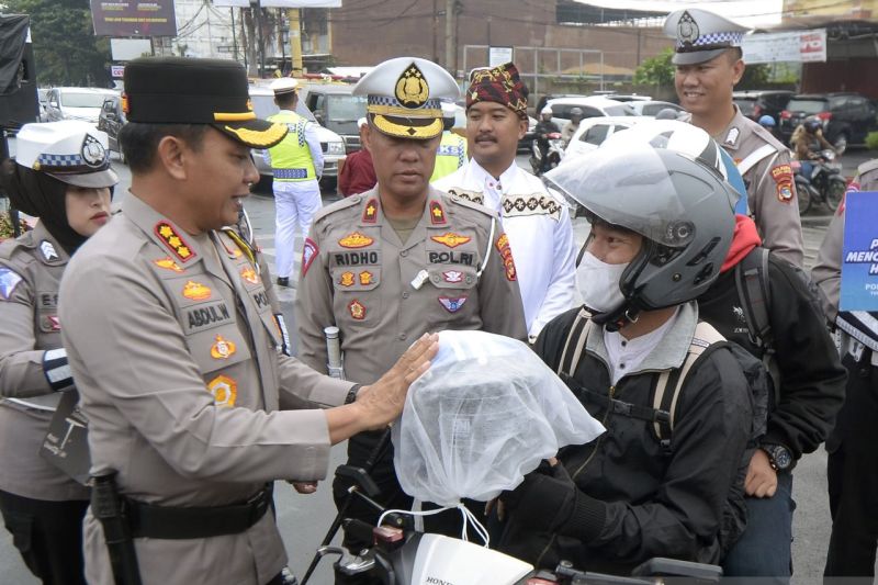 Gebyar operasi patuh Polresta Bandar Lampung