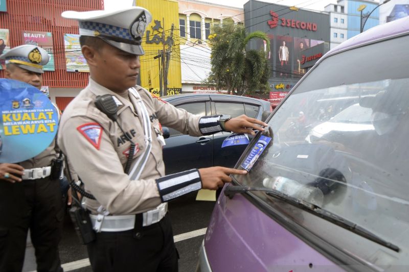 Gebyar operasi patuh Polresta Bandar Lampung